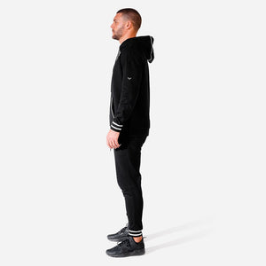 Hybrid Vertical Hoodie - Black