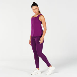Core Open Back Tank - Dark Purple