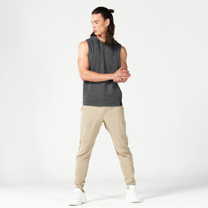 Code Hooded Tank -  Black Marl