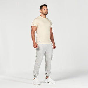 Golden Era Raglan Muscle Tee - Brown Rice