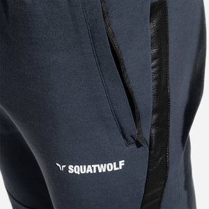 Warrior Jogger Pants - Navy with Black Panel