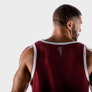 Hybrid Performance Tank - Maroon