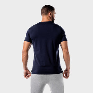 Iconic Muscle Tee - Navy Blue