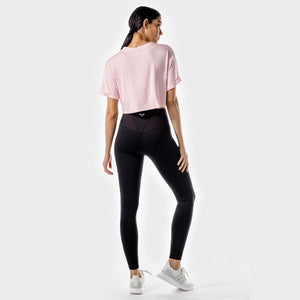 The Pack Crop Tee - Baby Pink