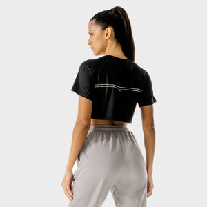 LAB360° Crop Tee - Black