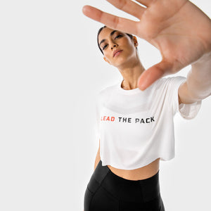 The Pack Crop Tee - White