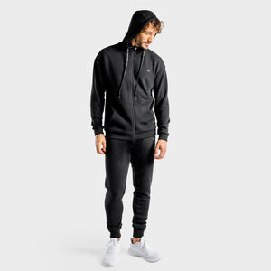 Luxe Zip Up - Onyx