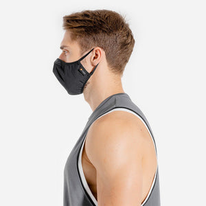 Pack of 2 - Polygiene® 4-Layer Reusable Mask - Black