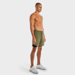 Limitless 2-in-1 Shorts - Khaki And Black