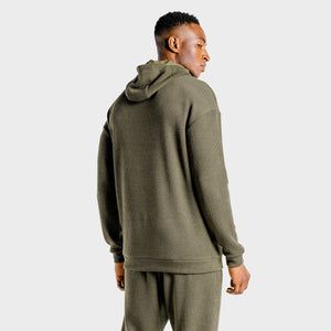 Luxe Zip Up - Olive