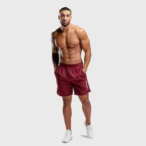 Warrior Shorts - Knee Length - Maroon