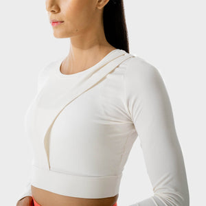 LAB360° Wrap Top - Whisper White