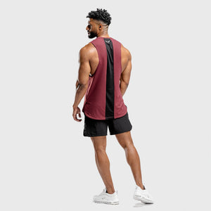 Warrior Cut-Off Stringer - Maroon