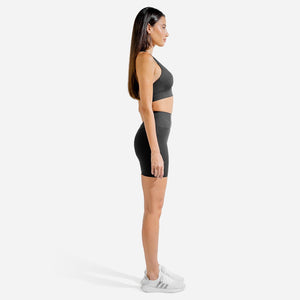 Limitless Plush Cycling Shorts - Black