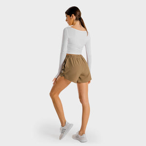 Primal 2-in-1 Shorts - Taupe