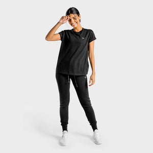 Luxe Oversize Tee - Onyx