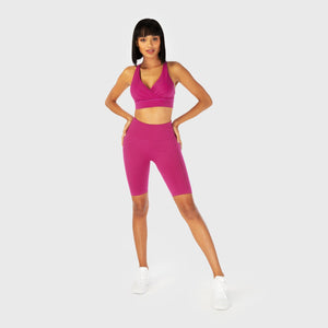 Infinity Seamless Workout Shorts - Festive Fuchsia