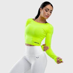 Warrior Crop Tee - Neon