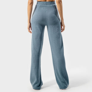 Luxe Wide Leg Pants - Baby Blue