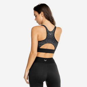 Limitless Snake Sports bra - Onyx