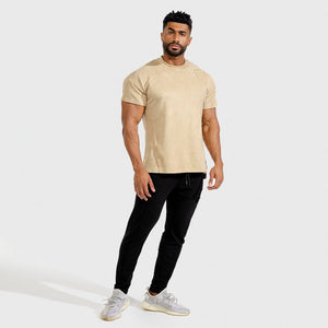 Not The Gym Vibe Tee - Nude