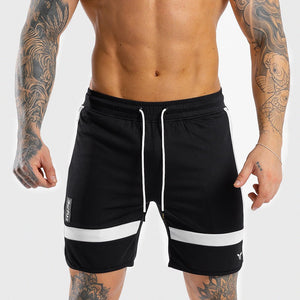 HYPE Shorts - Black with White Panels