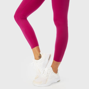 Infinity Cropped 7/8 Leggings - Festive Fuchsia