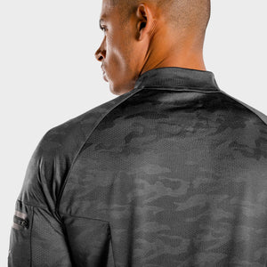 Wolf Running Top - Charcoal