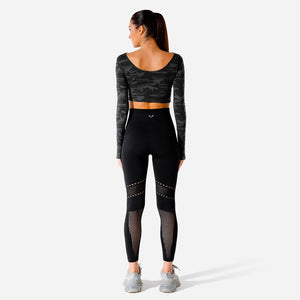 Warrior Crop Tee - Camo