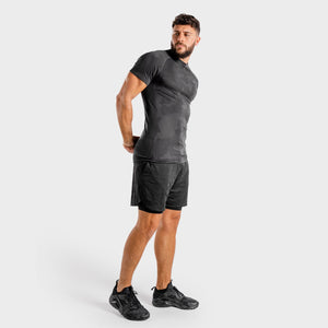 Wolf Seamless Tee - Onyx