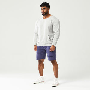 Golden Era Crew Sweatshirt - Grey Marl