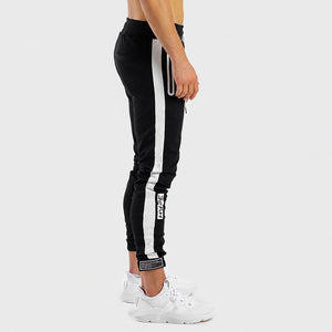 HYPE Joggers - Black with White Panel