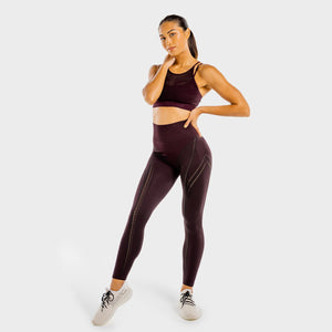 Ultra Seamless Leggings - Burgundy