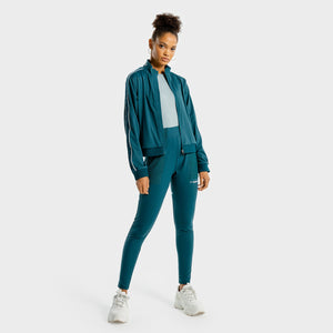 Noor Track Top - Teal