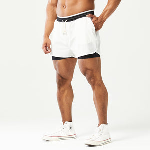 Golden Era 2-in-1 Shorts - Star White