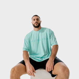 LAB360° Oversized Tee - Pastel Turquoise