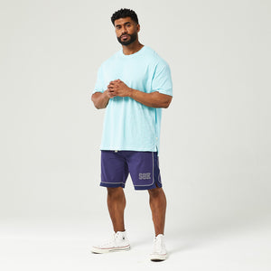 Golden Era Core Oversized Tee - Angel Blue