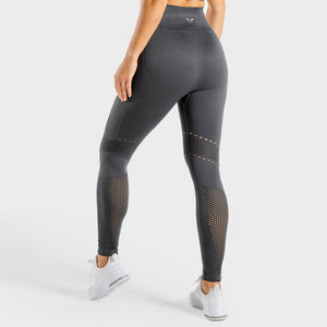 Meta Seamless Leggings - Charcoal