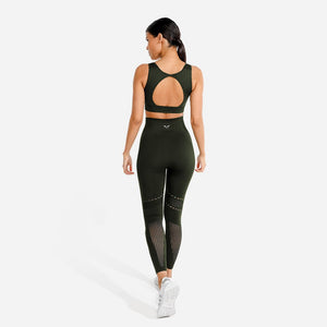 Meta Sports Bra - Khaki