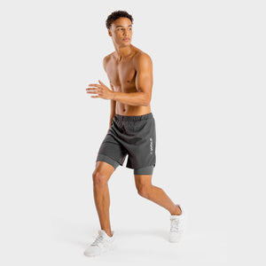 Primal 2-in-1 Shorts - Charcoal