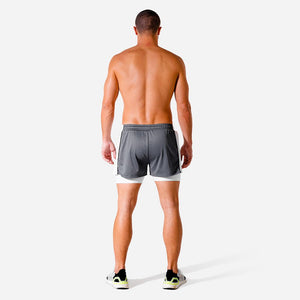 Hybrid 2-in-1 Shorts - Charcoal