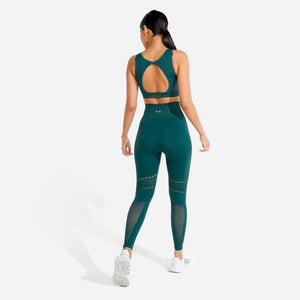 Meta Seamless Leggings - Teal