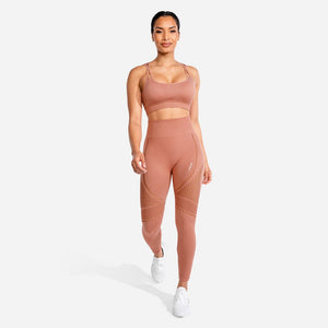 Meta Seamless Leggings - Rose Gold