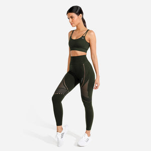 Meta Seamless Leggings - Khaki