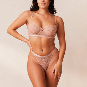 Blossom Balcony Bra  - Dusty Rose