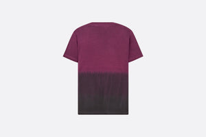 T-Shirt • Deep Fuchsia and Black Tie & Dior Cotton Jersey with Signature