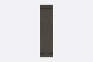 Dior Oblique Stole • Black Silk Blend with Metallic Gold-Tone Thread