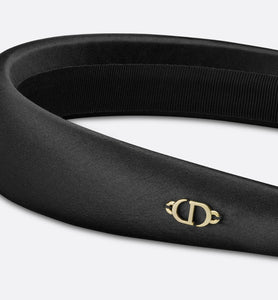 Dior Songe Headband • Black Satin