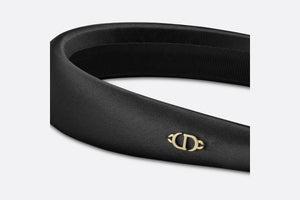 Dior Songe Headband • Black Satin