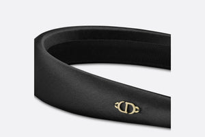 Dior Songe Headband • Black Satin